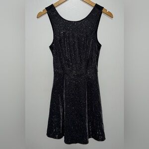 Speechless Juniors'  Sleeveless Black Shimmer Sparkle Dress Fit & Flare - Sz Xs